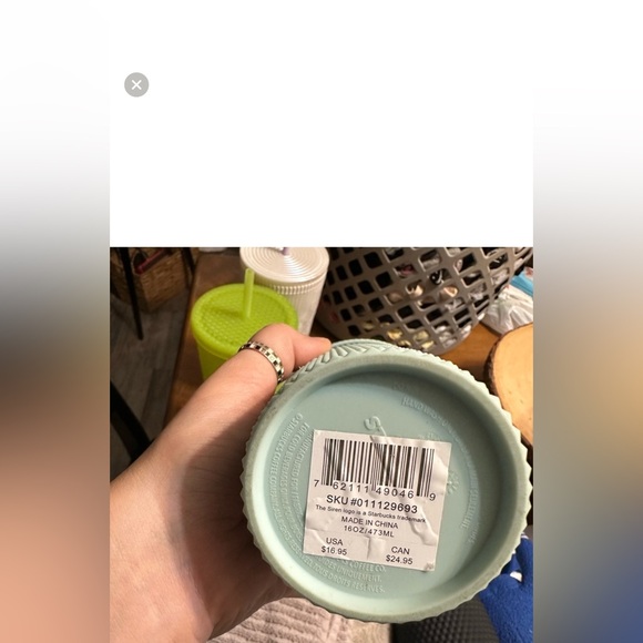 Starbucks Textured Tumbler - Mint Green - Picture 2 of 2